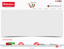 Tablet Screenshot of ferraboli.it
